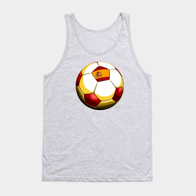 Spain Futbol Tank Top by asaiphoto